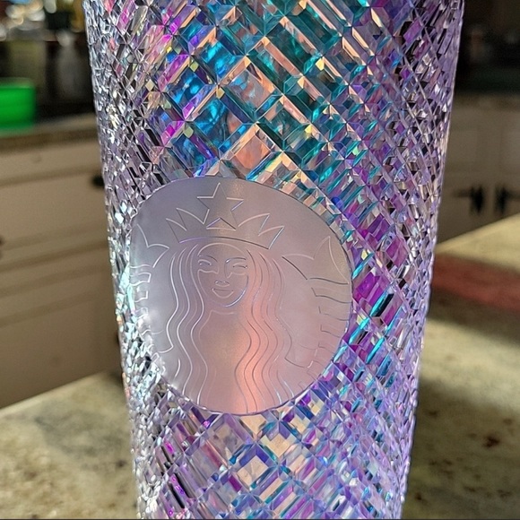 RARE Starbucks Iridescent Unicorn Jeweled Tumbler Winter 2022 HTF - Picture 3 of 4